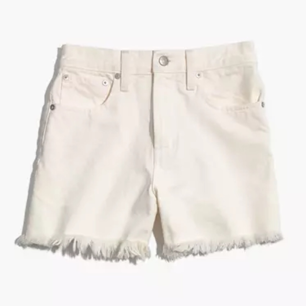 High Rise Jean Shorts